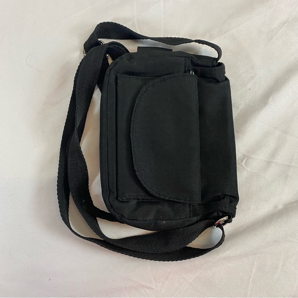 Joe Boxer Black Nylon Crossbody Mini Bag - Picture 11 of 13